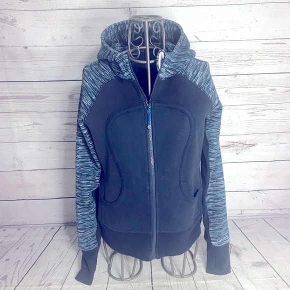 lululemon athletica Tops - Lululemon Athletica Navy Scuba Hoodie